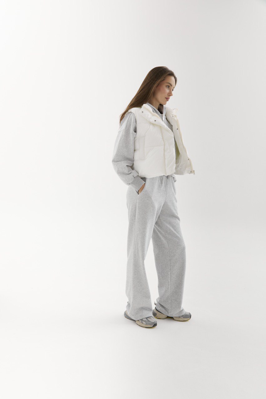 Waterproof Puffer Vest (Sizes XS–L) (White)