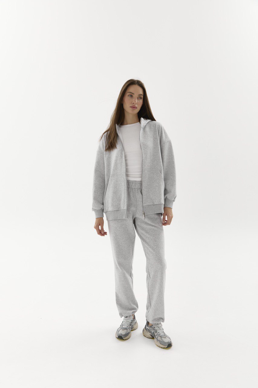 Three-Thread Combed Cotton Tracksuit (100% Cotton, XS–XL)