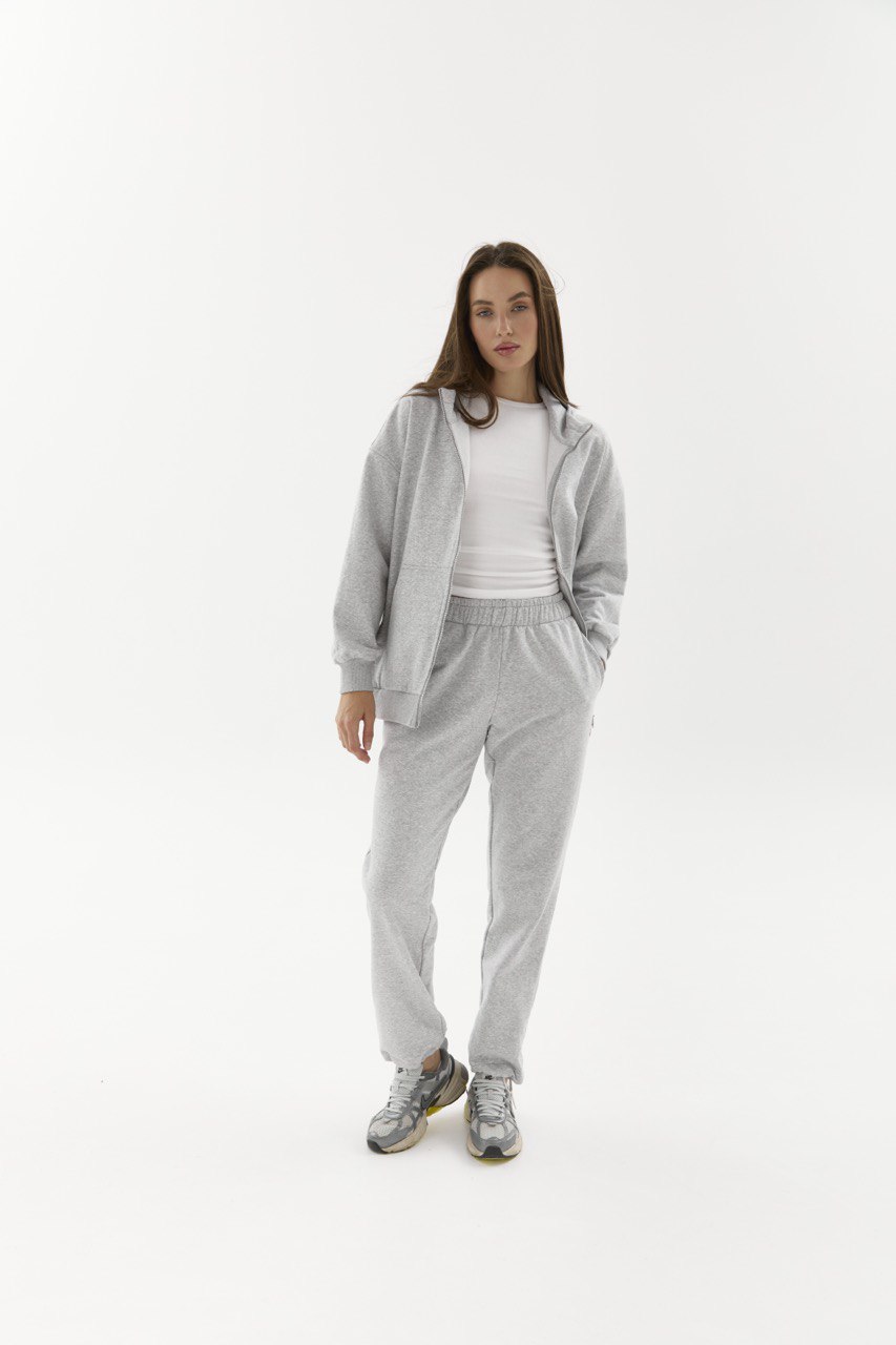 Three-Thread Combed Cotton Tracksuit (100% Cotton, XS–XL)