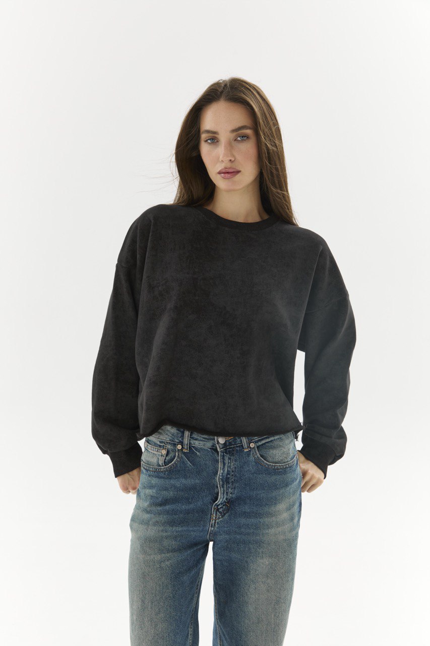 Premium Three-Thread Combed Cotton Sweatshirt (100% Cotton, XS–L)