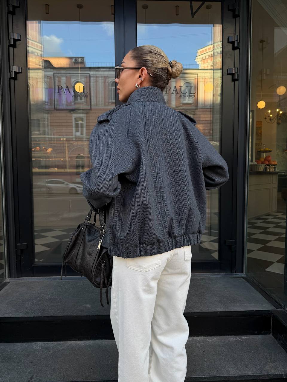 Graphite Bomber Jacket