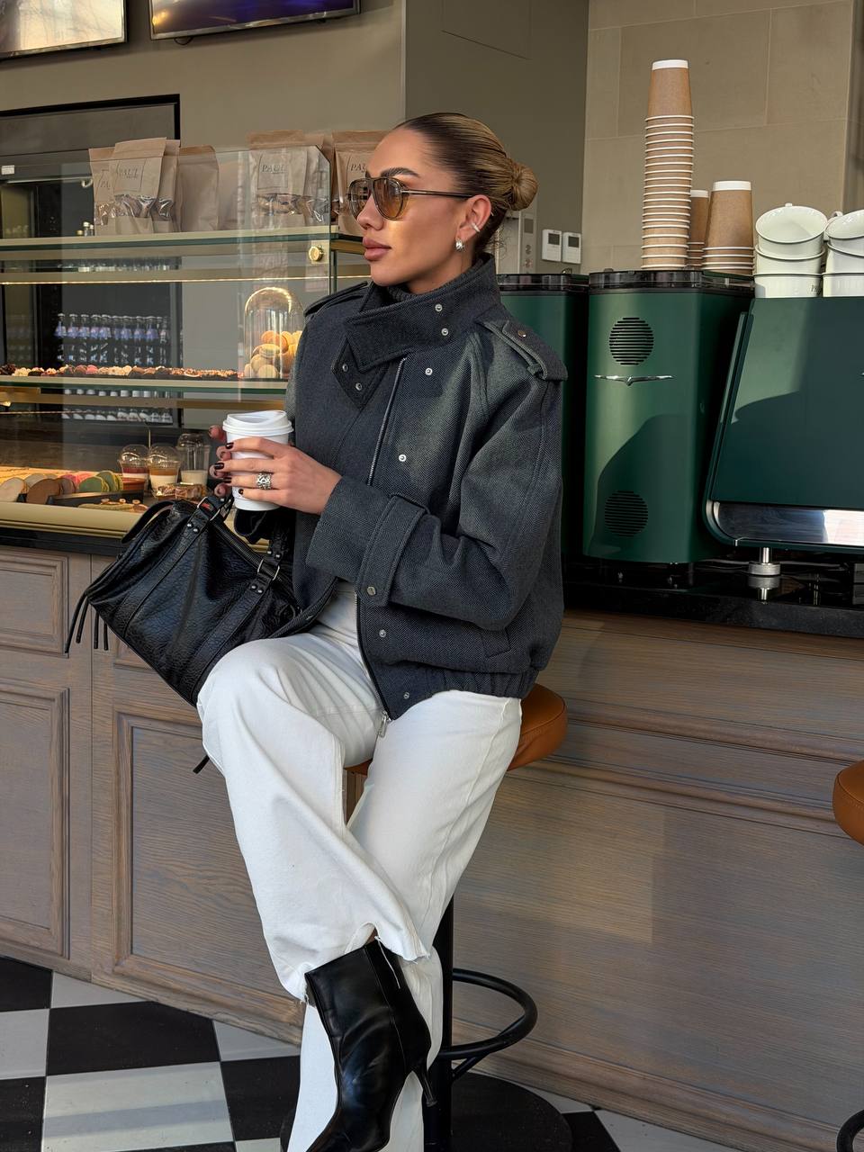 Graphite Bomber Jacket